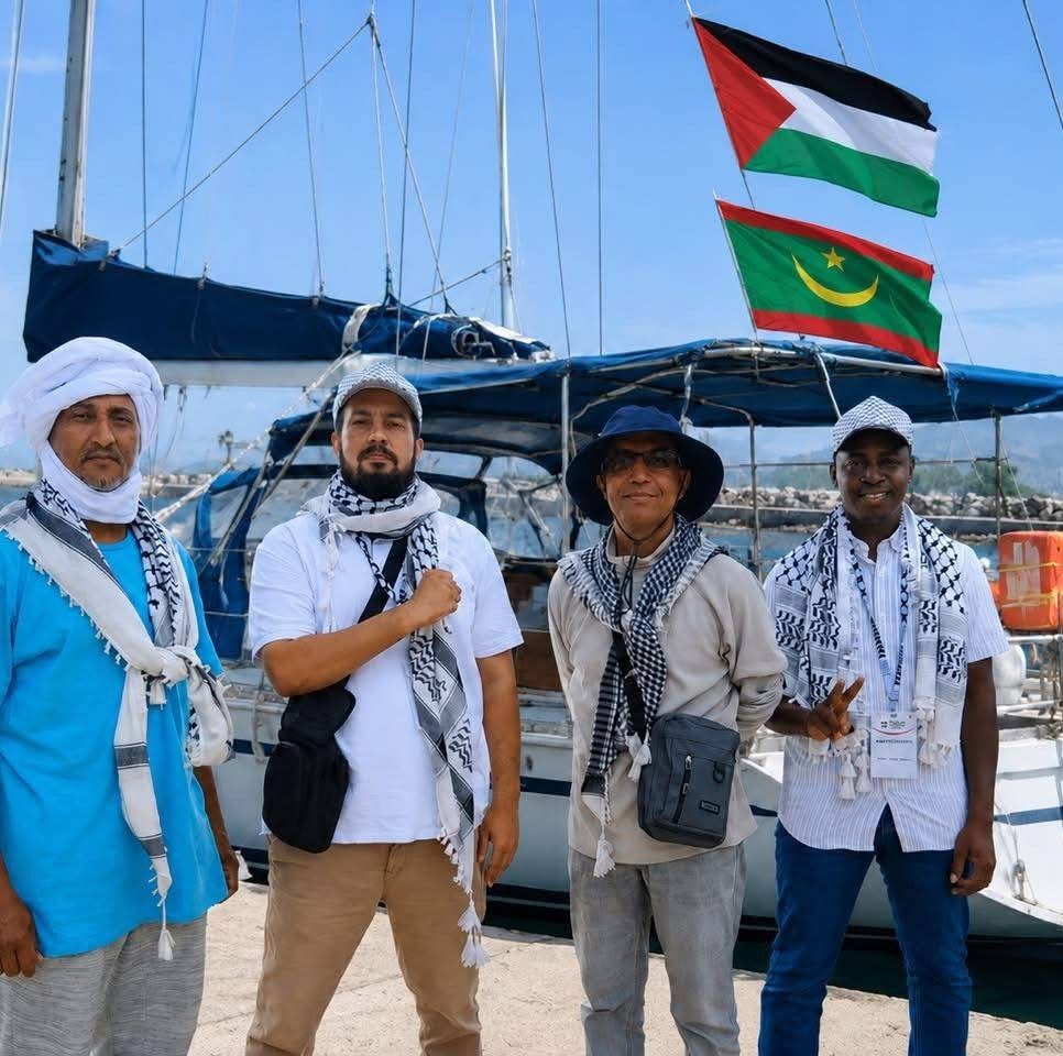 الإفراج عن موريتانيين مشاركين في “أسطول الصمود” بعد اعتراض السفن قرب غزة