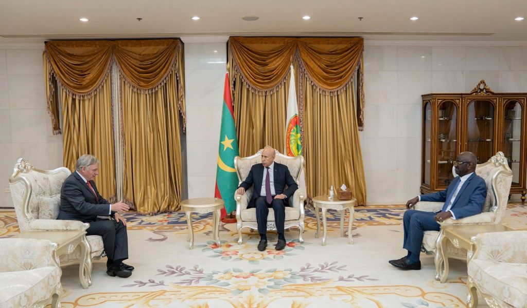 غزواني يتسلم أوراق اعتماد تسعة سفراء جدد في نواكشوط