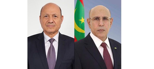 غزواني يهنئ رئيس مجلس القيادة الرئاسي اليمني بالعيد الوطني