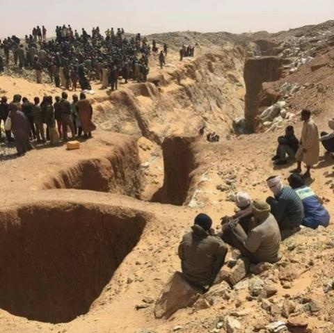 انهيار مقلع جديد للتنقيب عن الذهب شمال موريتانيا واحتجاز منقبين