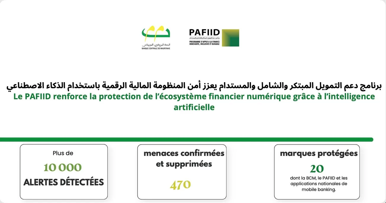 رصد آلاف التهديدات الإلكترونية للمنظومة المالية الرقمية في موريتانيا