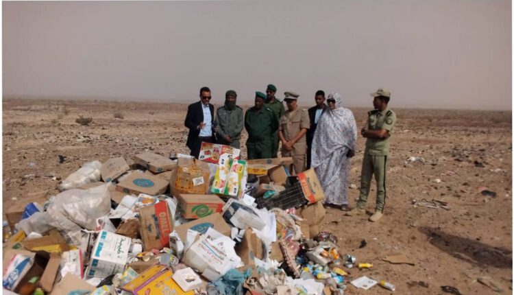 إتلاف طنين من المواد المنتهية الصلاحية في مدينة أطار