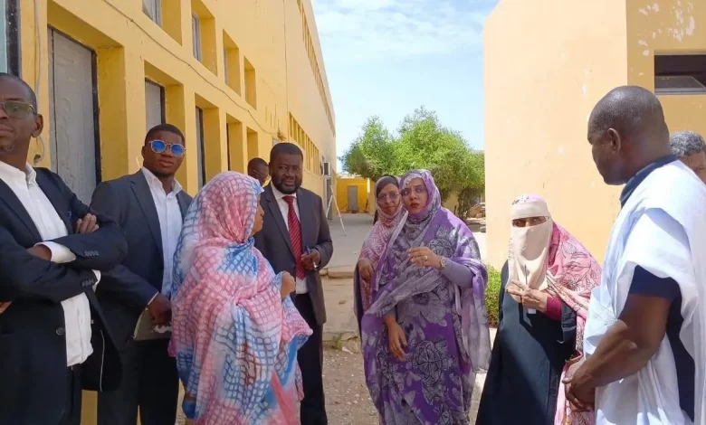 وزيرة التربية تتفقد جاهزية ثانوية امتياز البنات بنواكشوط