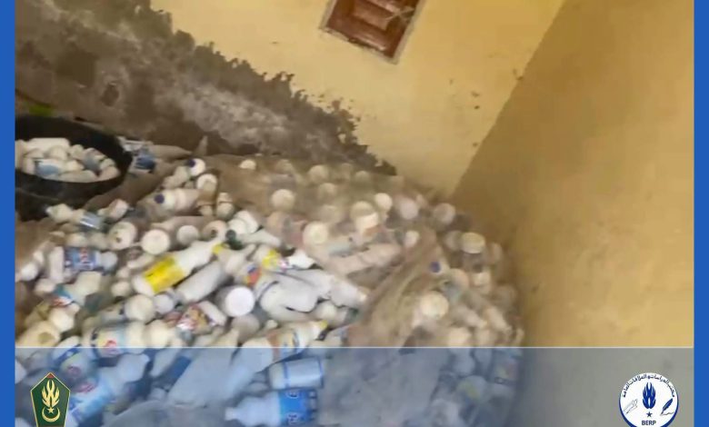 الدرك يفكك مصنعاً سرياً لإنتاج مادة جافيل في دار النعيم