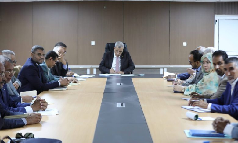 اجتماع بوزارة الزراعة لمراجعة تنفيذ البرامج والمشاريع