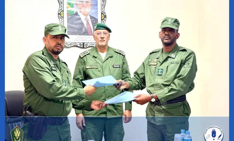 الرائد محمد لمين بكار يتولى قيادة مجموعة للدرك الوطني