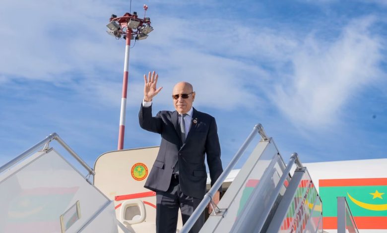 الرئيس الموريتاني يعود من روسيا بعد مشاركته في القمة الإفريقية الروسية